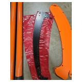 VEVOR Manual Pole Saw, 7.3-27 ft. Tree Pruner with 20 in. Steel Blade Pruning Saw, 8 Fiberglass Poles, 2025 Upgrade - Retail $86