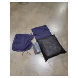 22 in. x 24 in. x 4 in. Square Outdoor Deep Seating Cushion Set Seat and Back Cushion for Chair and Sofa Navy Blue - Retail: $63