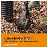Fiskars 57 in. Long-handled Digging Shovel