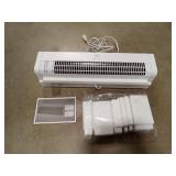 Portal 6.58 in. 3-Fan Speeds Window Fan in with Reversible Exhaust Mode, Weather Resistant Retail- $78