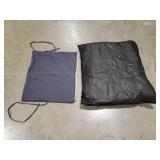 19 in. x 19 in. x 4 in. Square Outdoor Deep Seating Cushion Set Seat and Back Cushion for Lounge Chair Navy Blue