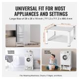 Universal Appliance Pedestal Stand Retail- $100