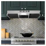 24-in Stainless Steel Under Cabinet Range Hood with Charcoal Filter Retail- $94