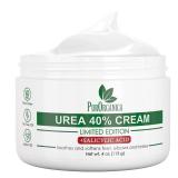 PurOrganica Urea 40% Cream Plus Salicylic Acid - Limited Edition - Foot Cream for Thick, Cracked, Rough, Dead & Dry Skin Corn and Callus Remover Toenail Softener, Moisturizer For Feet Hands and Knees