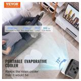 Air Cooler 2100 CFM 3-Portable Evaporative Cooler for 750 sq. ft. 135Â° Oscillating Swamp Cooler with 12 H Timer - Retail $205