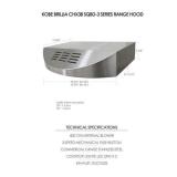 KOBE Range Hoods 36 in. 400 CFM Ductless Recirculating Under Cabinet Range Hood in Stainless Steel - Retail $670