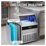 SKYSHALOCommercial Ice Maker, 450 lbs. / 24H, Ice Maker Machine, 160 Ice Cubes in 12-15 Minutes - Retail: $1,500