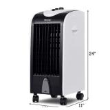 Costway 256 CFM 3-Speed Portable Evaporative Cooler Fan for 100 sq.ft. - Retail: $155