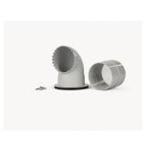 Rain Harvesting Flanged Tank Overflow Kit Extra High Volume 4 in.
