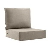 Carolina 24 in. x 24 in. x 6 in. Olefin 2-Piece Deep Seating Outdoor Lounge Chair Sofa Cushion