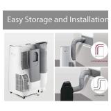 LG 10,000 (DOE) BTU 115-Volt Portable Air Conditioner Cools 450 sq. ft. with Dual Inverter,Wi-Fi and Remote - Retail $500