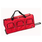 Rockland Voyage 40 in. Rolling Duffle Bag, Red - Retail $60