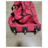 Rockland Voyage 40 in. Rolling Duffle Bag, Red - Retail $60