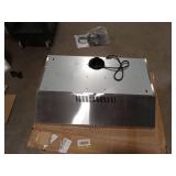 Tylza 29.5 in. 600 CFM Convertible Under Cabinet Range Hood in Stainless Steel with 2 Charcoal Filters and 2 LED Lights