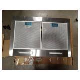 Tylza 29.5 in. 600 CFM Convertible Under Cabinet Range Hood in Stainless Steel with 2 Charcoal Filters and 2 LED Lights