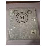 Martha Stewart Otto Grommet Top Blackout Single Curtain Panel 50 x 108 in