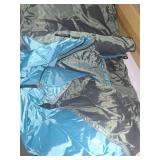 Beach Tent Sun Shelter, Beach Shade Tent with UPF 50+ UV Protection for 2-3 Person, Portable & Easy Setup Cabana Beach Tent, 3 Roll Up Doors & 8mm Fiberglass Rods, Carry Bag Included