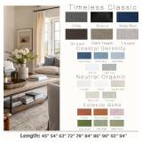 KOUFALL Taupe Blackout Curtains 84 Inch Length 2 Panel Set Warm Light Brown Linen Black Out Bedroom Windows Living Room Curtains 84 Inches Long Drapes