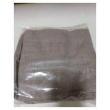 KOUFALL Taupe Blackout Curtains 84 Inch Length 2 Panel Set Warm Light Brown Linen Black Out Bedroom Windows Living Room Curtains 84 Inches Long Drapes