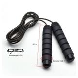 BOOMIBOO Jump Rope, Adjustable Jump Ropes,Skipping Rope Tangle-Free Rapid Speed with Ball Bearings for Women Men Kids,Exercise & Slim Body Jumprope at Home School Gym