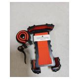 Lamicall Bike Phone Holder, Motorcycle Phone Mount - Motorcycle Handlebar Cell Phone Clamp, Scooter Phone Clip for iPhone 14 Plus/Pro Max, 13 Pro Max, S9, S10 and More 4.7 - 6.8" Smartphone, Orange