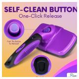GM Pets Self Cleaning Grooming Brush | This is The Best Dog and Cat Brush for Shedding and Grooming | Our Pet Brushes Are Suitable for All Hair Lengths (Sensitive Skin Small)