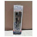 Wahl Micro Groomsman Battery Personal Trimmer for Hygienic Grooming With Rinseable, Interchangeable Heads For Eyebrows, Neckline, Nose, Ears, & Other Detailing