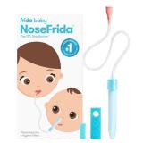 Frida Baby NoseFrida SnotSucker for Baby, Nasal Aspirator for Baby, Nose Sucker Baby Nasal Aspirator & 4 Hygiene Filters to Help Baby Breathe Easy