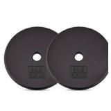 Yes4All 1-inch Cast Iron Weight Plates for Dumbbells Standard Weight Disc Plates (5 lbs, Set of 2)