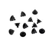 12 Pcs 815689 Grate Rubber Feet for Wolf Range Stove Parts CT Gas Cooktop Grate Rubber Feet Pad Replacement kit Wolf GR Series Gas Range Grate Rubber Feet Stove Top Protector Burner Grate Pad Grommets