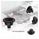 12 Pcs 815689 Grate Rubber Feet for Wolf Range Stove Parts CT Gas Cooktop Grate Rubber Feet Pad Replacement kit Wolf GR Series Gas Range Grate Rubber Feet Stove Top Protector Burner Grate Pad Grommets