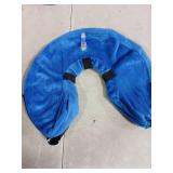 BENCMATE Inflatable Dog Cone Collar Alternative, Soft Dog Cone for Small Medium Large Dogs and Cats, Neck Recovery ECollar Donut Collar After Surgery (Medium, Blue) - Retail: $14