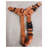 ShawnCo Dream Walk No-Pull Dog Harness- Adjustable, Comfortable, Easy to Use Pet Halter to Help Stop Pulling for Small, Medium and Large Dogs (Sunset Orange, M)