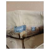 SATINATO Womenâs Khaki Dress Pants Work Straight Leggings Skinny Trousers with Pockets Casual Business Office 4 - Retail: $33