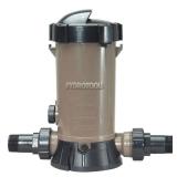 HYDROTOOLS By SWIMLINE 8750 Super Premium In-Line Automatic Chlorine Feeder Chlorinator Adjustable Output 9.0 Lbs Capacity | Universal Compatibility | Above Ground & Inground Swimming Pool Bromine - R