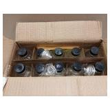 10 Pack, 4 oz Small Clear Glass Bottles w/Lids & 3 Stainless Steel Funnel - 120ml Boston Round Sample Bottle for Potion, Juice, Ginger Shot, Wellness, Oils, Whiskey, Liquids - Leakproof Travel Bottle 