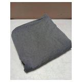Gray Twin Duvet Cover with Zipper