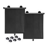 Sonrinss Car Window Shade Sun Shade - Retractable Car Sun Shade, Car Window Shades for Blocking Sun Glare and Heat, Suitable for Car Side Window (2 Pack)