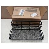 Cisily Kitchen Sink Caddy Organizer Black