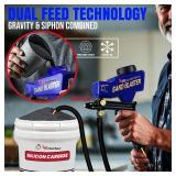 LE LEMATEC Professional Sandblaster Gun Kit: Effortless Surface Prep for DIY Enthusiasts | Versatile, Easy-to-Use Hobby Blaster for Metal & Wood Projects | Transforms Small Jobs - Retail: $71
