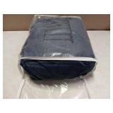H.VERSAILTEX Real Velvet Plush 3 Piece Stretch Sofa Covers Couch Covers for 2 Cushion Couch Sofa Slipcovers Width Up to 90 Inch Feature Thick Soft Stay in Place (Large Sofa, Navy) - Retail: $52