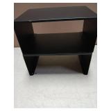 MQKIWAO 2 Pack Large Kitchen Cabinet Shelf, 12 X 8.7 Inch Counter Organizer Rack, Black Pantry Storage, Kitchen Counter Shelf Organizer for Bathroom, Bedroom, Office, Table, Desk - Retail: $25
