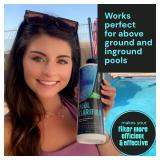 Ultimate Natural Pool Clarifier - an Eco-Friendly Way to get Clear Pool Water by Removing Cloudy Pool Water - AquaDoc Natural Pool Chemicals - Retail: $18