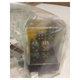 Chessex Festive Rio/Yellow 12mm d6 Dice Block (36)