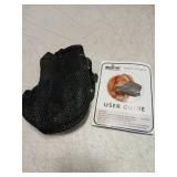 Mayerzon Dog Muzzle, Patented Soft Mesh Muzzle for Small Medium Large Dogs for Scavenging Biting Licking and Chewing, Allows to Pant and Drink (M, Black) - Retail: $18