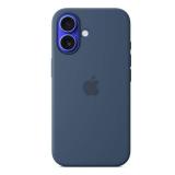 Apple iPhone 16 Silicone Case with MagSafe and Camera Control: Lightweight Phone Case, Wireless Charging Compatible, Smooth Matte Finish; Denim - Retail: $49