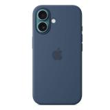 Apple iPhone 16 Silicone Case with MagSafe and Camera Control: Lightweight Phone Case, Wireless Charging Compatible, Smooth Matte Finish; Denim - Retail: $49