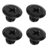 M5 Phillips Chamfering Screws fit Wahl Electric Hair Clipper Blade Screws 808 Blade Accessories Hair Cutter for Wahl 8148 Electric Hair Clipper Head (4 Pcs Black) - Retail: $10