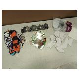 Halloween Spider Web and Decorative Cutouts Set 3D Spiders For Teachers - Retail: $12
