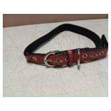 Pets First Tough Leather Pet Collar NFL Baltimore Ravens Premium Dog Collar, Limited Edition, Size Large. Best & Strongest Heavy-Duty Dog Collar!, Large (20-29" Long & 1" Wide) (BAL-3081-LG) - Retail: